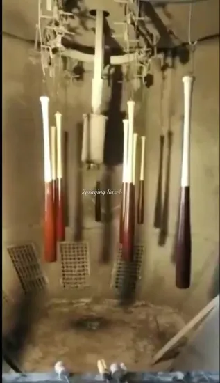 高品質の専門メーカーを使用したラバーウッド野球バット